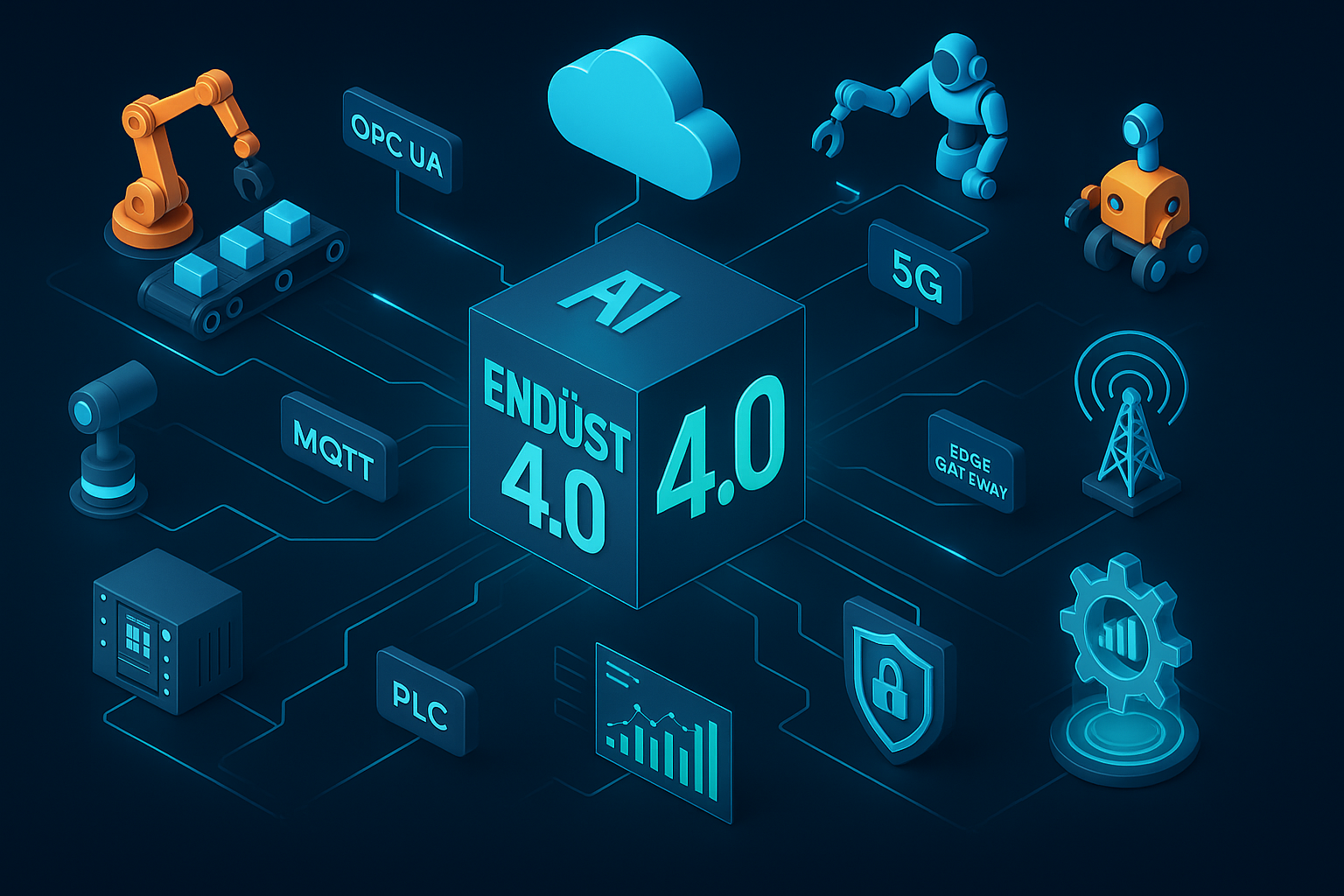 Industry 4.0 ve Akıllı Fabrikalar: Geleceğin Üretimi