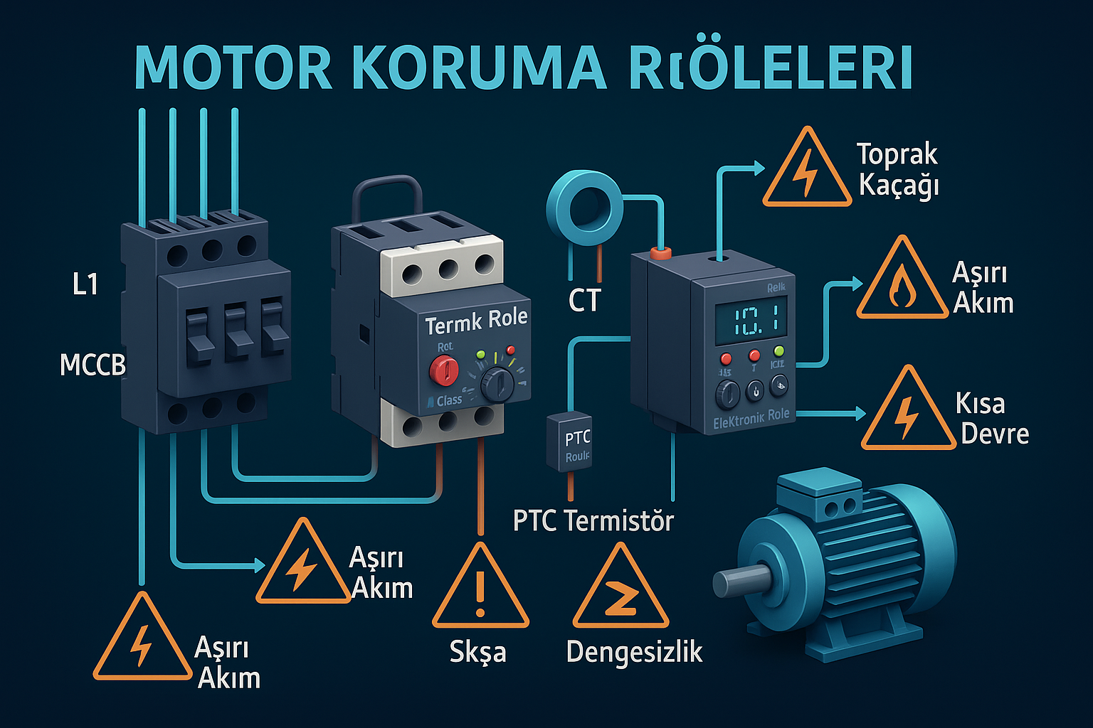 Motor Koruma Röleleri ve Kullanımı