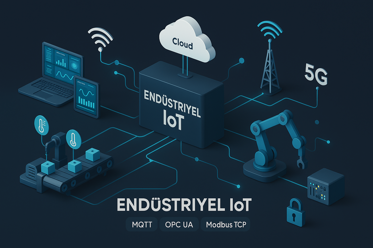 Endüstriyel IoT: Nesnelerin İnterneti ile Akıllı Üretim